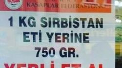 Kasaplardan ithal ete karşı, yerli et kampanyası