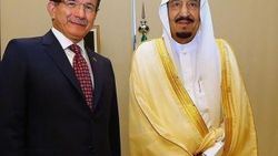 Kral Selman Başbakan Davutoğlu için yemek verdi