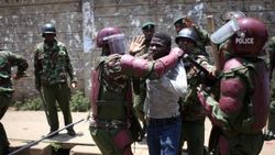 Kenya'da seçim protestosu