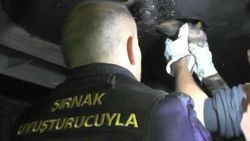 Şırnak'ta çekicide 66 kilo eroin ele geçirildi