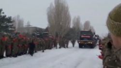 Topçu birliği Afrin'e tekbirlerle uğurlandı