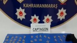 Kahramanmaraş'ta bir yolcunun üzerinden 400 hap çıktı