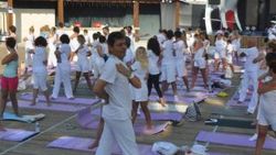 Kuşadası'nda uluslararası yoga ve dans festivali