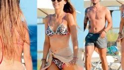 Yolanthe Cabau leopar bikinisiyle dikkat çekti