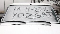 Yozgat'a mevsimin ilk karı yağdı