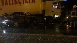 Aracıyla ters yöne giren Uzman Çavuş hayatını kaybetti