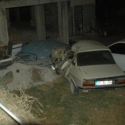 Kahramanmaraş'ta takla atan otomobilin şoförü öldü