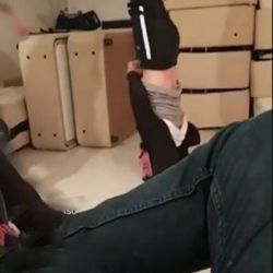 Kırıkkale'de, ayaklarından asılan adama şiddet