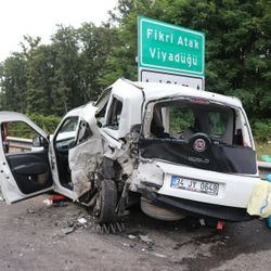 TEM’de zincirleme kaza: 8 yaralı