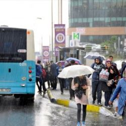 İstanbul'da sağanak etkili oldu