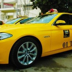 Adana'da lüks araçlar taksi oluyor