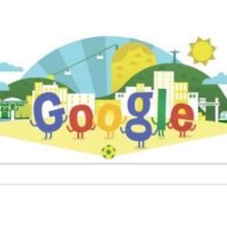 Google'dan Dünya Kupası 2014 doodle'ı