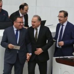 Bakan Bozdağ ile CHP'li Gök el ele oy kullandı