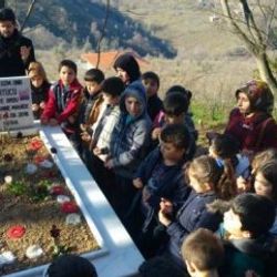 Minik öğrencilerinden Ordulu şehide vefa
