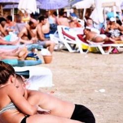 Bodrum plajları hala dolu