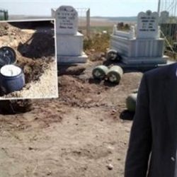 Eker'in aile mezarlığına bomba koyan PKK'lı yakalandı