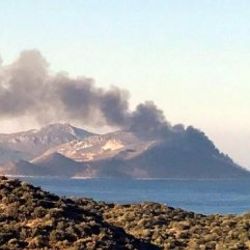 Meis Adası'nda yangın