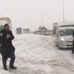 Yavuz Sultan Selim Köprüsü yolunda trafik durdu