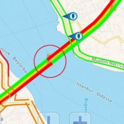 Köprüde intihar girişimi trafik felç