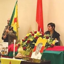 ABD'de YPG'li terörist için cenaze töreni