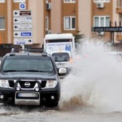 Antalya'da metrekareye 123 kilogram yağış düştü