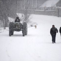 Bolu Dağı beyaza büründü