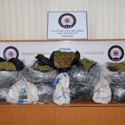 Mersin'de 191 kilo esrar ele geçirildi