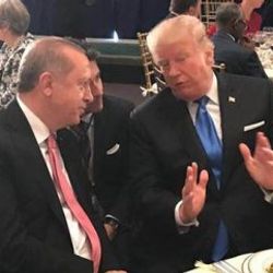 Cumhurbaşkanı Erdoğan, Trump ile yemekte bir araya geldi