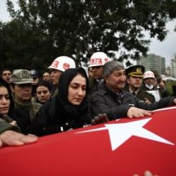 Fırat Kalkanı şehidine veda