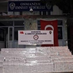 Osmaniye'de 103 bin paket kaçak sigara ele geçirildi