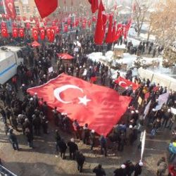 Muş'ta teröre lanet yürüyüşü