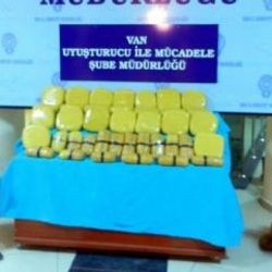 Van'da otomobilden 33 kilo eroin çıktı