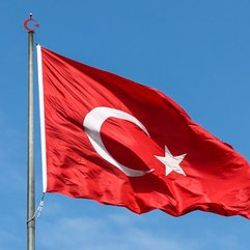 Antalya'da bir kişi Türk bayrağını indirmeye çalıştı