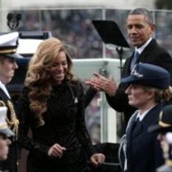 Barack Obama'nın gözleri Beyonce'nin poposunda