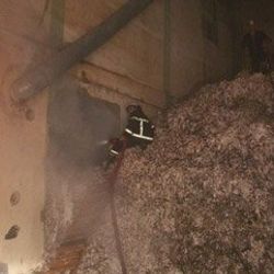 Şanlıurfa'da çırçır fabrikasında yangın