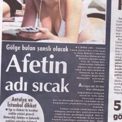 Cumhuriyet'te arka sayfa güzeli dönemi