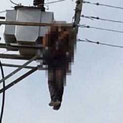 Elektrik direğinde akıma kapılan kişi öldü