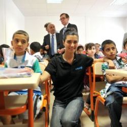 İyi Niyet Elçisi Tuba Büyüküstün Kilis'e gitti