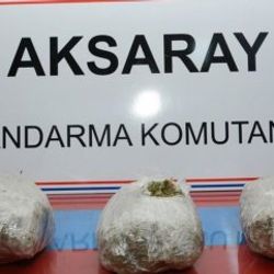 Çamaşır sulu poşetten esrar çıktı