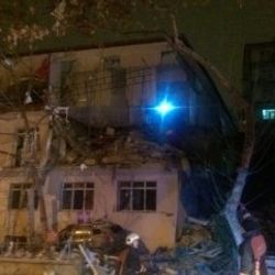 Ankara'da bir binada doğalgaz patlaması