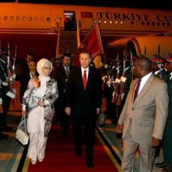 Cumhurbaşkanı Erdoğan Mozambik'e geldi