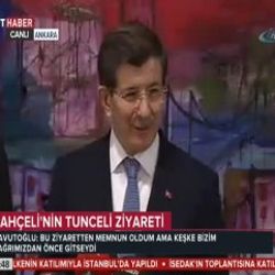 Davutoğlu'ndan Bahçeli'nin Tunceli ziyareti yorumu İZLE