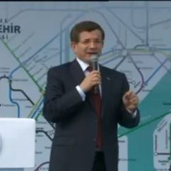 Başbakan Davutoğlu Aksaray Yenikapı metro açılışında İZLE