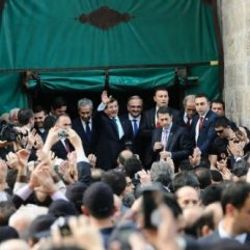 Bursa'da Ahmet Davutoğlu izdihamı