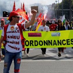 Fransa'da protesto