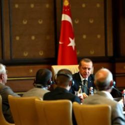 Cumhurbaşkanı Erdoğan Ezidileri kabul etti