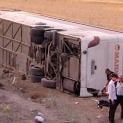 Ankara’da otobüs kazası: 10'u ağır 45 yaralı