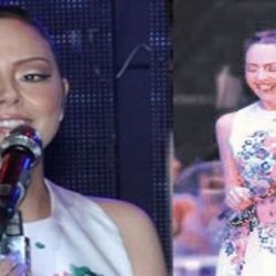 Ebru Gündeş aynı kıyafetle sahneye çıktı