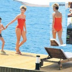 Gülben Ergen çocuklarıyla tatilde
