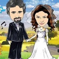 Emrah ile Sibel Kirer evlendi